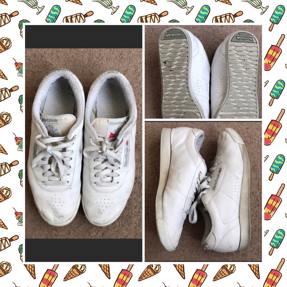 SOLDClassic comfy White Reebok’s sz 9 - Picture 1 of 8